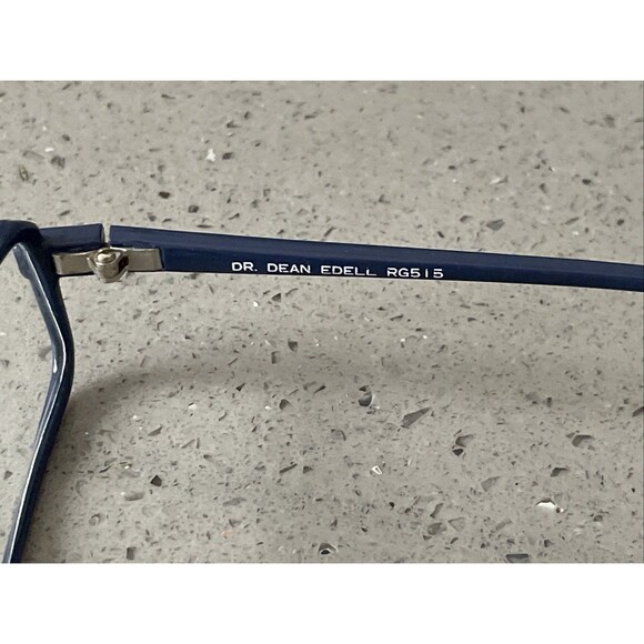 DR. DEAN EDELL Eyeglasses Frames Only RG515 14943 navy blue full rim - Picture 3 of 9